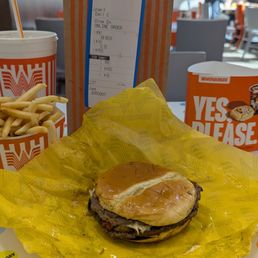 Monterey Melt, medium fries, and medium drink