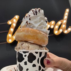 The Yard Milkshake Bar - Donut touch my coffee and cream specialty bowl