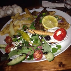 MediTerra - Mixed Lamb grill with veggies and fries
