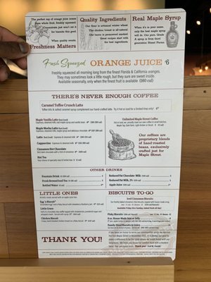 Menu photo 6 Maple Street Biscuit Company Richmond, VA