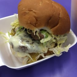 Molly's Convenience Store - Burger and slurpy for 5.20. Cant beat it