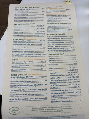 Menu photo 6 Sunflower Caffe Sonoma, CA Menu photo 6 Sunflower Caffe Sonoma, CA