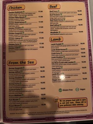 Menu photo 4 India Palace Restaurant Tulsa, OK