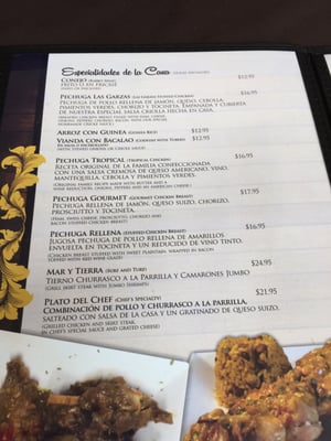 Menu photo 4 Restaurante Las Garzas Utuado, PR