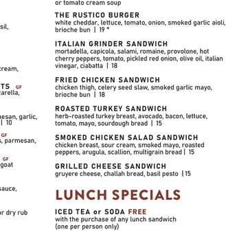 Rustico - Where's the Smoked Mayo - doesn't exist. - New American Near Me - Alexandria, Virginia Rustico - Where's the Smoked Mayo - doesn't exist. - New American Near Me - Alexandria, Virginia