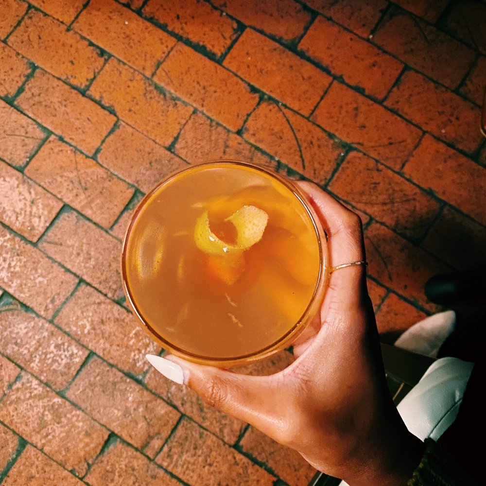 Mandolin - NURSE Sparkling Wine, Angostura Sugar Cube, Ginger-Apple Cider Reduction - Southern Near Me - Raleigh, North Carolina Mandolin - NURSE Sparkling Wine, Angostura Sugar Cube, Ginger-Apple Cider Reduction - Southern Near Me - Raleigh, North Carolina