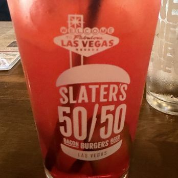 Slater's 50/50 - Strawberry Strip-also very good! - Burgers Near Me - Las Vegas, Nevada Slater's 50/50 - Strawberry Strip-also very good! - Burgers Near Me - Las Vegas, Nevada