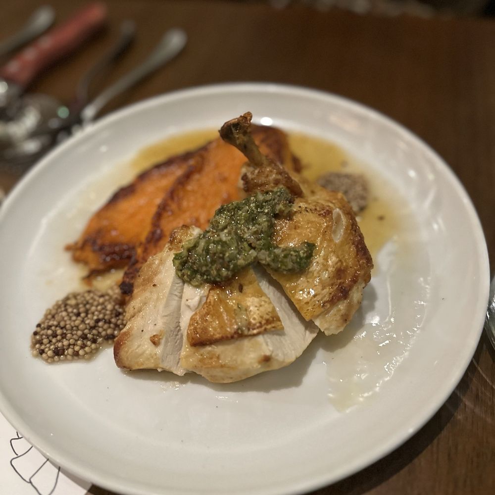 Roux - Roasted chicken and sweet potato - Breakfast & Brunch Near Me - Salt Lake City, Utah Roux - Roasted chicken and sweet potato - Breakfast & Brunch Near Me - Salt Lake City, Utah