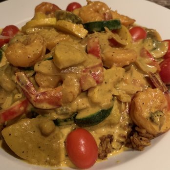 The Wild Hare - Seasonal Vegetable Curry with shrimp - Music Venues Near Me - Chicago, Illinois