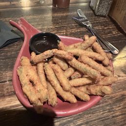 Fried green beans