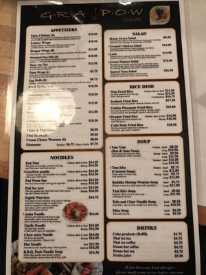 Menu photo 7 Gra Pow Riverside, CA