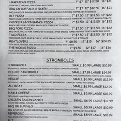 Barge Inn - Menu