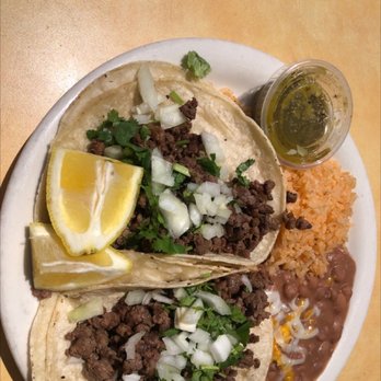 Roman's Mexican Restaurant - Carnitas taco plate - Mexican Near Me - Laguna Hills, California