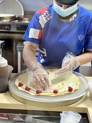 T-swirl Crepe - Astoria by null