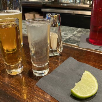 Gino's East - South Loop - Jameson $10 & Patron $12 shots (4/3/21) - Pizza Near Me - Chicago, Illinois