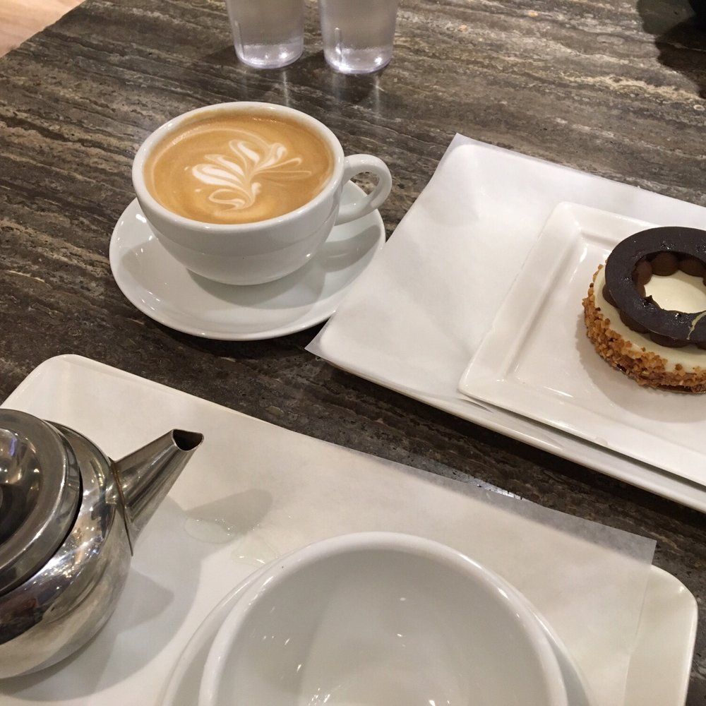 Faubourg - Tea, cafe latte and a chocolate yummy dessert ! - Bakeries Near Me - Vancouver, British Columbia Faubourg - Tea, cafe latte and a chocolate yummy dessert ! - Bakeries Near Me - Vancouver, British Columbia