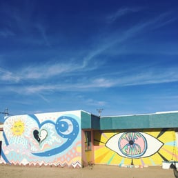 Pics don't even do justice, these murals are IT.