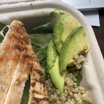 Aloha Salads - the amount of avocado I got for paying extra - Sandwiches Near Me - Honolulu, Hawaii