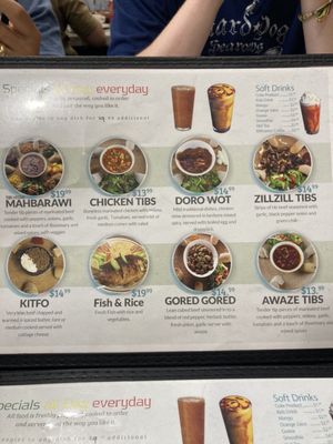 Menu photo 2 Addis Restaurant Columbus, OH
