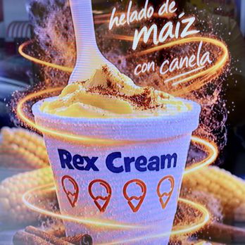 Rex Cream - Helado de Maíz con Canela en Basito - Ice Cream & Frozen Yogurt Near Me - Sabana Grande, Puerto Rico Rex Cream - Helado de Maíz con Canela en Basito - Ice Cream & Frozen Yogurt Near Me - Sabana Grande, Puerto Rico