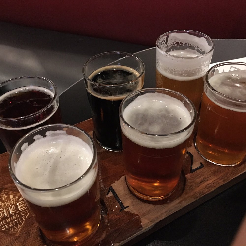 Pike Brewing Company - Flight of 6 - Brewpubs Near Me - Seattle, Washington Pike Brewing Company - Flight of 6 - Brewpubs Near Me - Seattle, Washington
