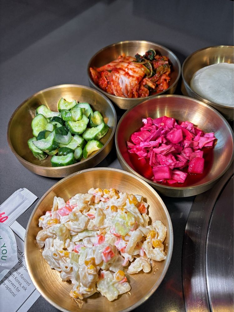 Food from E.M.Bop Korean BBQ