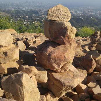 Cahuenga Peak - May I find this rock when I come back! And err... This was what my heart wanted to badly say about school! Take note, students!!! - Hiking Near Me - Los Angeles, California Cahuenga Peak - May I find this rock when I come back! And err... This was what my heart wanted to badly say about school! Take note, students!!! - Hiking Near Me - Los Angeles, California
