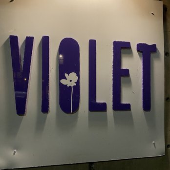 Violet - Signage - New American Near Me - Seattle, Washington