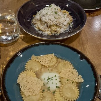 Olivia - Top: Tagliatelle, bottom: ravioli - Italian Near Me - Denver, Colorado
