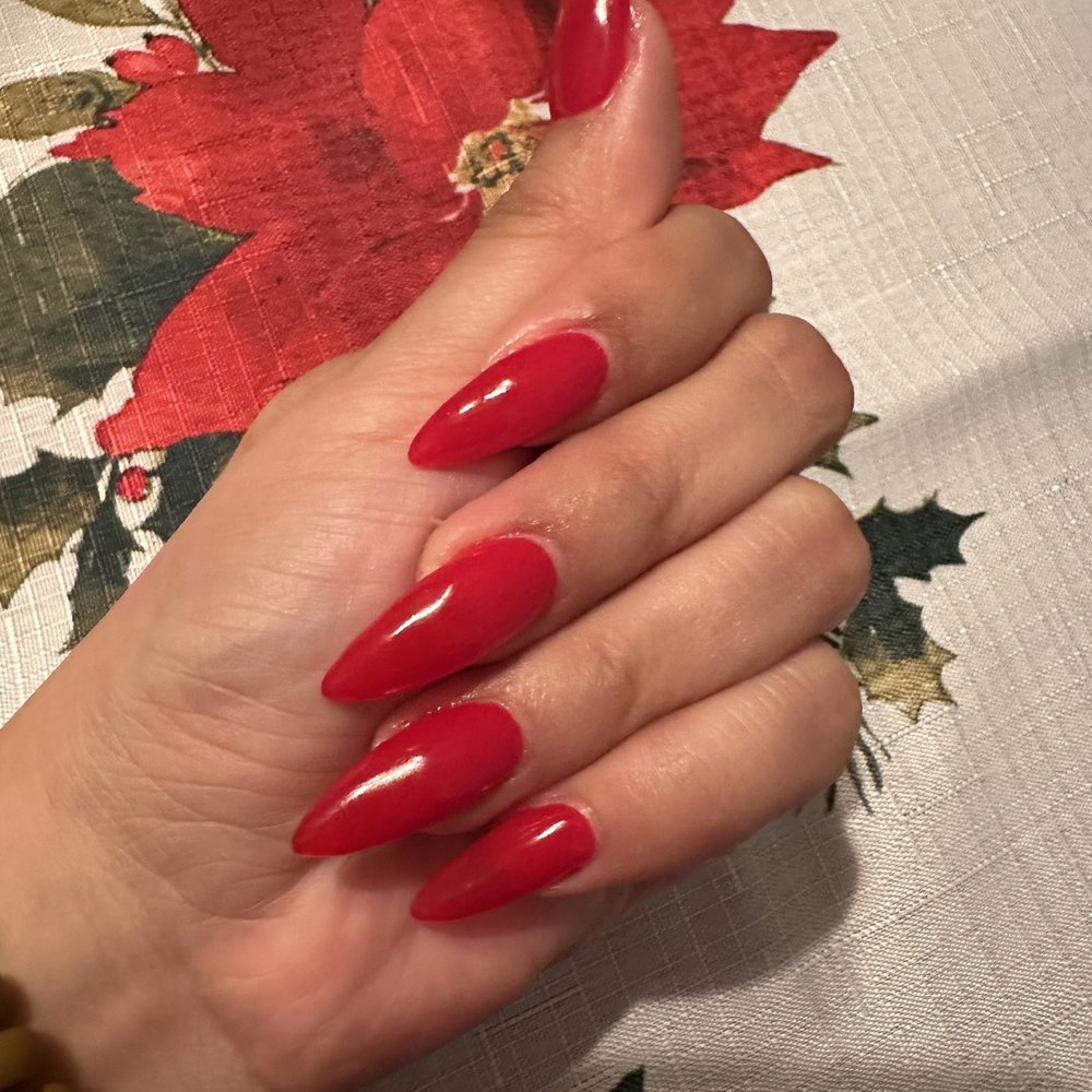 Qt Nails - Full set gel mani almond shape - Nail Salons Near Me - Las Vegas, Nevada Qt Nails - Full set gel mani almond shape - Nail Salons Near Me - Las Vegas, Nevada