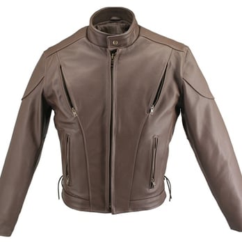 Save Your Hide Leather - Men's Brown Vented Leather Jacket - Motorcycle Gear Near Me - Berlin, Pennsylvania Save Your Hide Leather - Men's Brown Vented Leather Jacket - Motorcycle Gear Near Me - Berlin, Pennsylvania