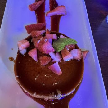 Copal Contemporary Mexican Cuisine - Flan with Jamaica sauce - Mexican Near Me - Tucson, Arizona Copal Contemporary Mexican Cuisine - Flan with Jamaica sauce - Mexican Near Me - Tucson, Arizona