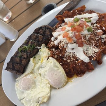 Mix Huevos - Mole Chilaquiles with Tri Tip - Breakfast & Brunch Near Me - San Jose, California