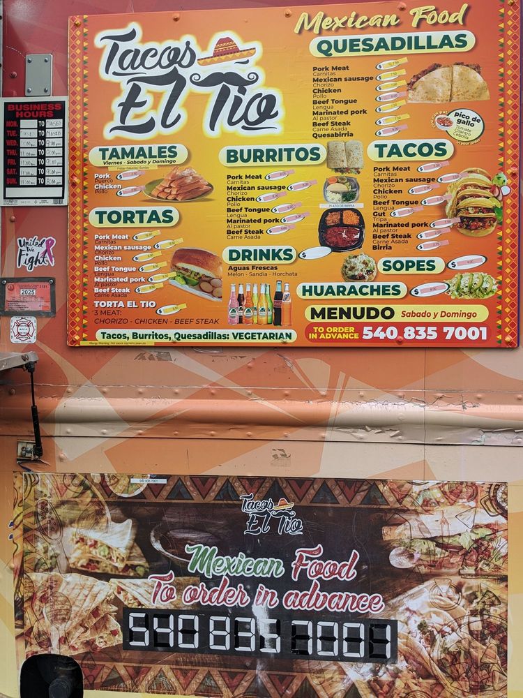 TACOS EL TIO Updated August 2024 10 Photos & 11 Reviews 3015 N Franklin St, Christiansburg