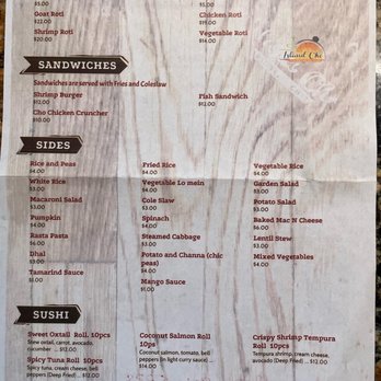 Island Cho - Menu - Caribbean Near Me - North Haven, Connecticut Island Cho - Menu - Caribbean Near Me - North Haven, Connecticut