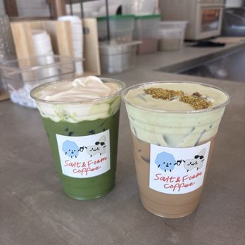 Salt & Foam Coffee - Honey whipped matcha and pistachio latte - Coffee & Tea Near Me - Newport Beach, California Salt & Foam Coffee - Honey whipped matcha and pistachio latte - Coffee & Tea Near Me - Newport Beach, California
