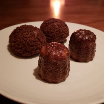 Manhatta - Canelé & Chocolate pâte à choux - New American Near Me - New York, New York Manhatta - Canelé & Chocolate pâte à choux - New American Near Me - New York, New York