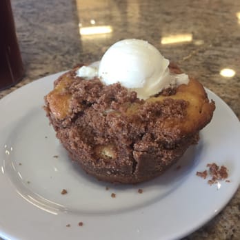 Clarkies Diner - Just like the famous Coffee cake here is the new variation the strussel muffin..worth the trip just for this alone - Sandwiches Near Me - Yucaipa, California