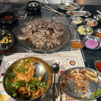 2N1 Korean BBQ - Sorry... forgot take a pic before starting to chow down... so it is messy. - Korean Near Me - Temecula, California