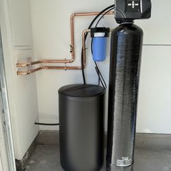 Full water softener install