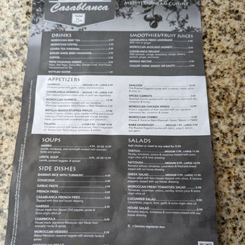 Casablanca - Menu (Feb 2024) - Mediterranean Near Me - Ypsilanti, Michigan Casablanca - Menu (Feb 2024) - Mediterranean Near Me - Ypsilanti, Michigan