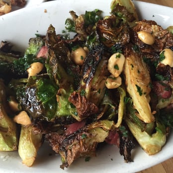 Mott St - Brussel sprouts with lamb pancetta and maple brown butter - Asian Fusion Near Me - Chicago, Illinois