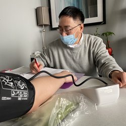 TCM Clinic at Lake Oswego - Taking blood pressure