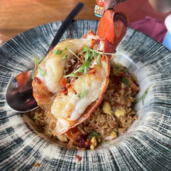 Nara-Ya - Lobster Fried Rice. Delectable. A very generous lobster tail serving. - Sushi Bars Near Me - Washington, DC, District of Columbia