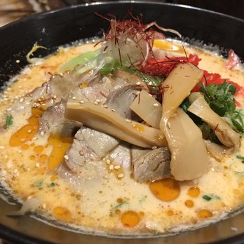 Tokio - Cremoso Diablo as it arrived to the table. Not only it was delicious but appealing to the eyes. - Ramen Near Me - Denver, Colorado Tokio - Cremoso Diablo as it arrived to the table. Not only it was delicious but appealing to the eyes. - Ramen Near Me - Denver, Colorado