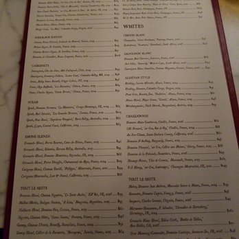 Poulet Bleu - Bottle List is incredible - French Near Me - Pittsburgh, Pennsylvania
