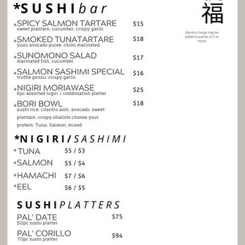 Maguro Sushi - menu - Sushi Bars Near Me - Orlando, Florida