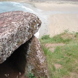 King's Quoit - King's Quoit, above Manorbier Beach, South Wales