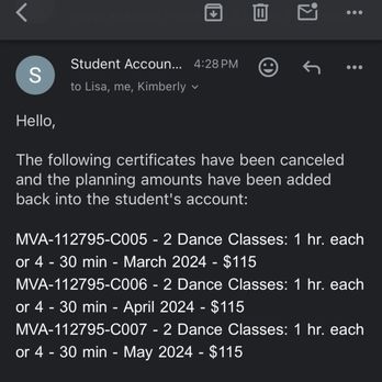 K2 Dance Studios - How did they not get paid! When I have refunds! Lmaoo just showing more and more now pathetic they are - Dance Schools Near Me - Corona, California