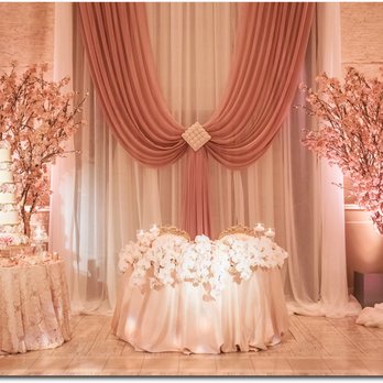 Blooming Bouquet Florist and Event Company - Sweetheart table, drapery, blossom trees, lines and candles compliments of Blooming Bouquet - Florists Near Me - Plano, Texas Blooming Bouquet Florist and Event Company - Sweetheart table, drapery, blossom trees, lines and candles compliments of Blooming Bouquet - Florists Near Me - Plano, Texas